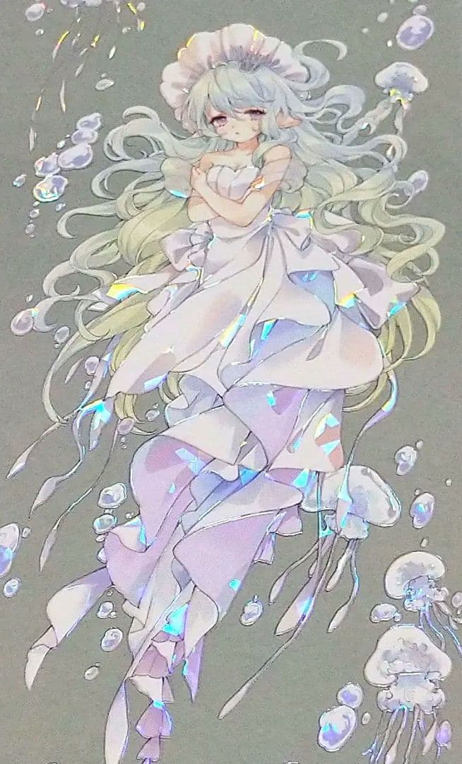 ☆再販☆J622＃水滨宁芙(贝壳光)Shine切り売り海外人物マステ女の子