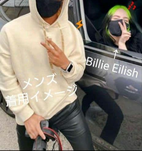 ラスト1点！Billie Eilish 完売品 パーカー レアトレーナー 白 L