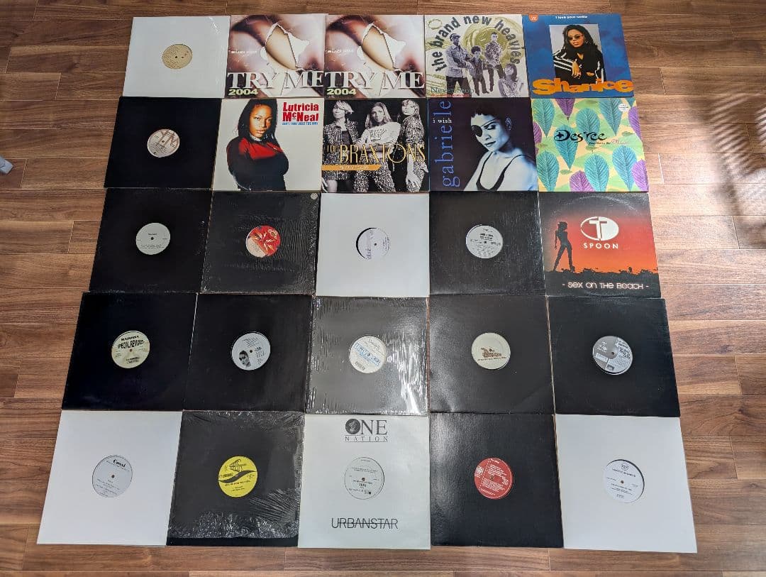 90-00s R&B SOUL POP レコード25枚 ジャネット/シャニース他