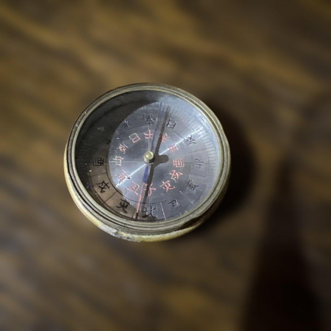 希少 明治時代～大正時代　十二支　方位磁石　コンパス