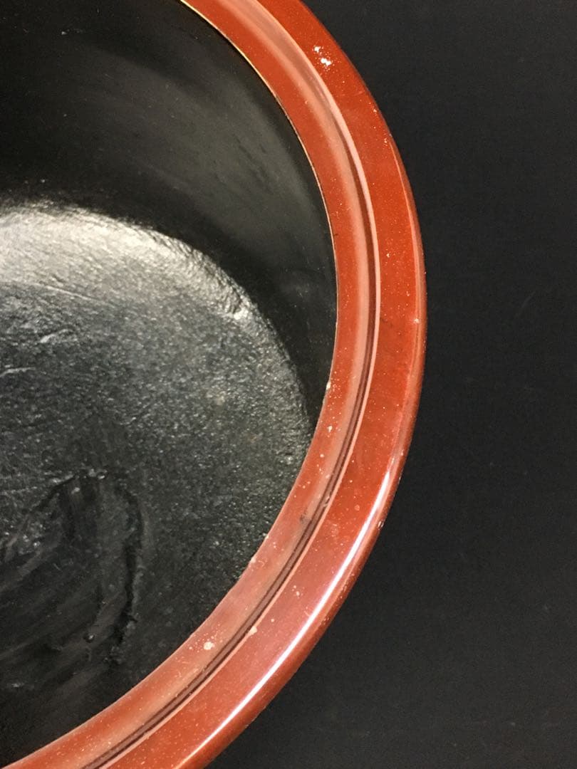 S26唐銅風炉師 福島宗秀 唐銅帯七宝菖蒲紋瓶掛・共箱・茶道具