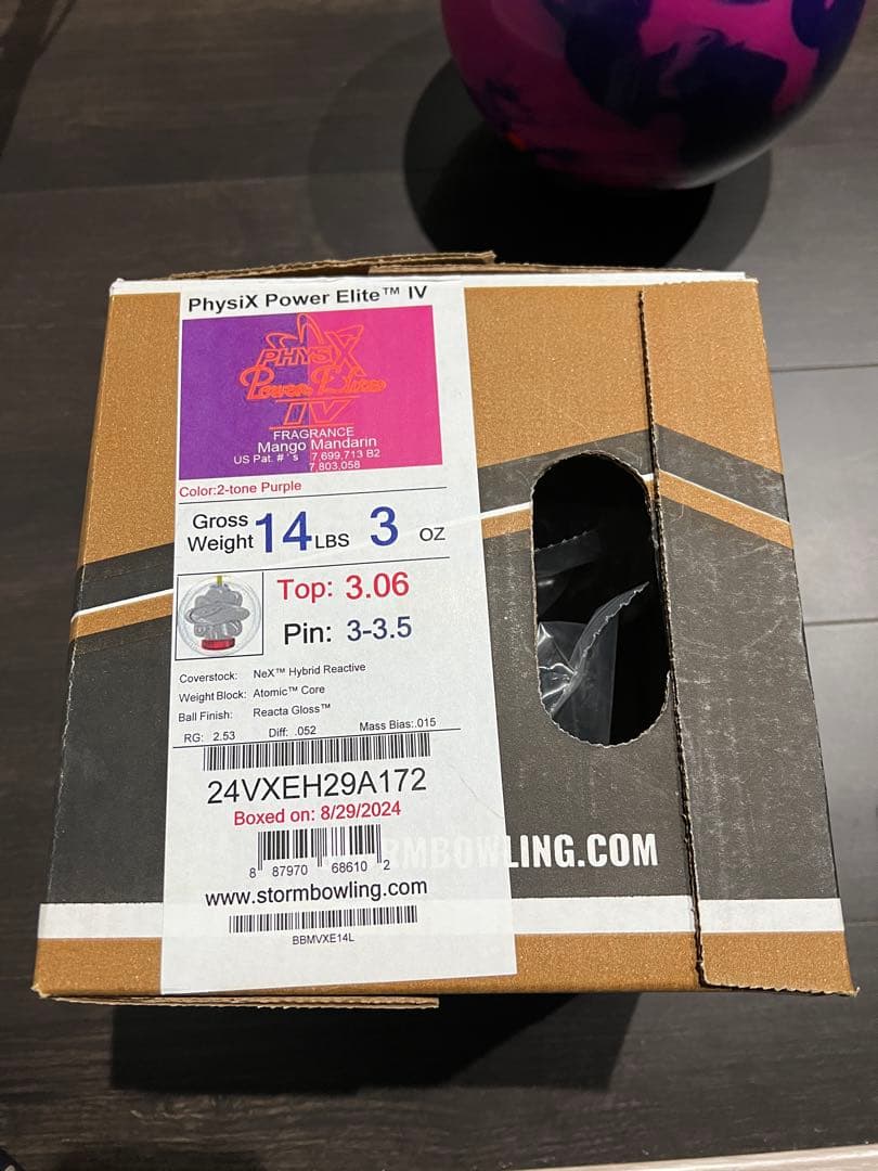 Physix Power Elite IV ボウリングボール 14 lbs