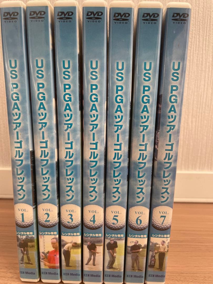 USPGAツアーゴルフレッスンDVD全７巻セット